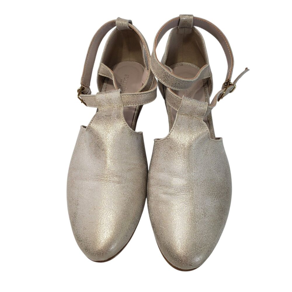 Adorable Sundance Women's Leather Flats, Made in Italy, Size 41 (10.5)